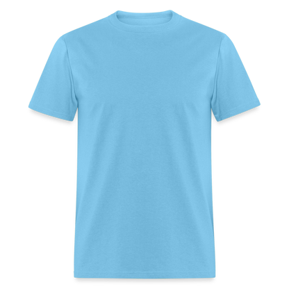 Customize Your Unisex Classic T-Shirt - Fruit of the Loom 3930 - aquatic blue