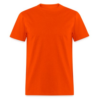 Customize Your Unisex Classic T-Shirt - Fruit of the Loom 3930 - orange