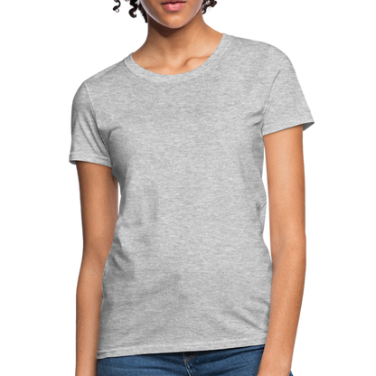 Customize Women's T-Shirt | Fruit of the Loom L3930 - heather gray