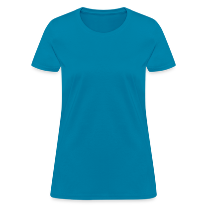 Customize Women's T-Shirt | Fruit of the Loom L3930 - turquoise