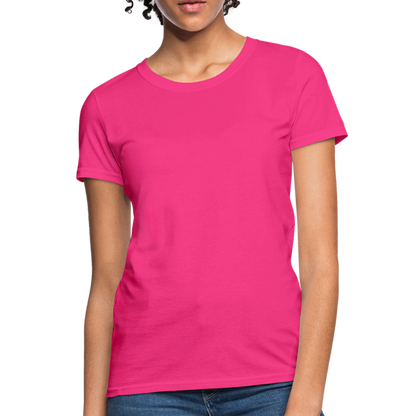 Customize Women's T-Shirt | Fruit of the Loom L3930 - fuchsia