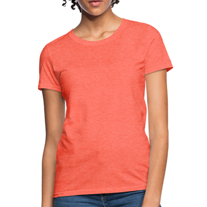 Customize Women's T-Shirt | Fruit of the Loom L3930 - heather coral