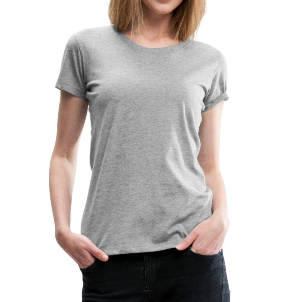 Customize Women’s Premium T-Shirt | Spreadshirt 813 - heather gray