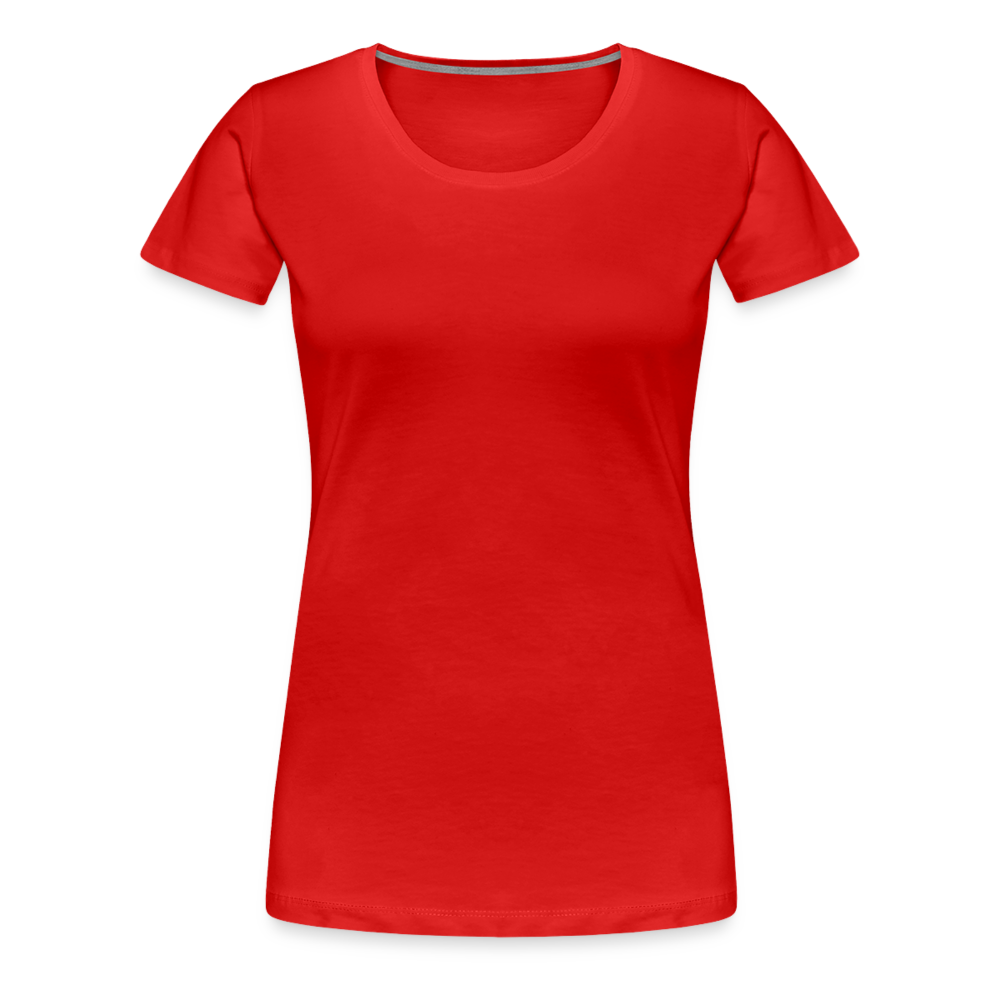 Customize Women’s Premium T-Shirt | Spreadshirt 813 - red