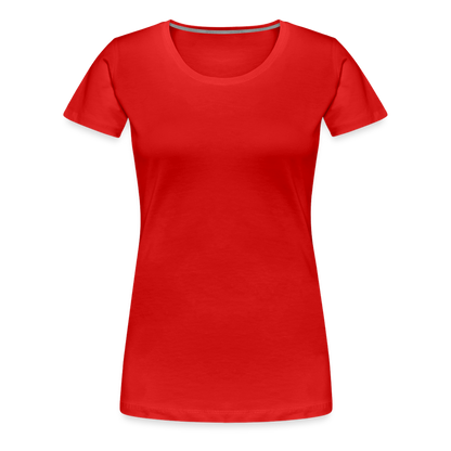Customize Women’s Premium T-Shirt | Spreadshirt 813 - red