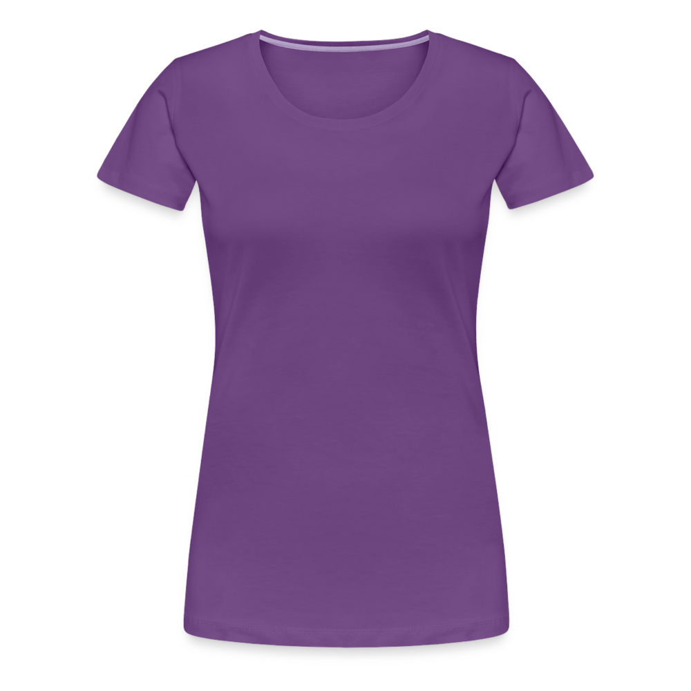 Customize Women’s Premium T-Shirt | Spreadshirt 813 - purple