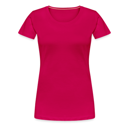 Customize Women’s Premium T-Shirt | Spreadshirt 813 - dark pink