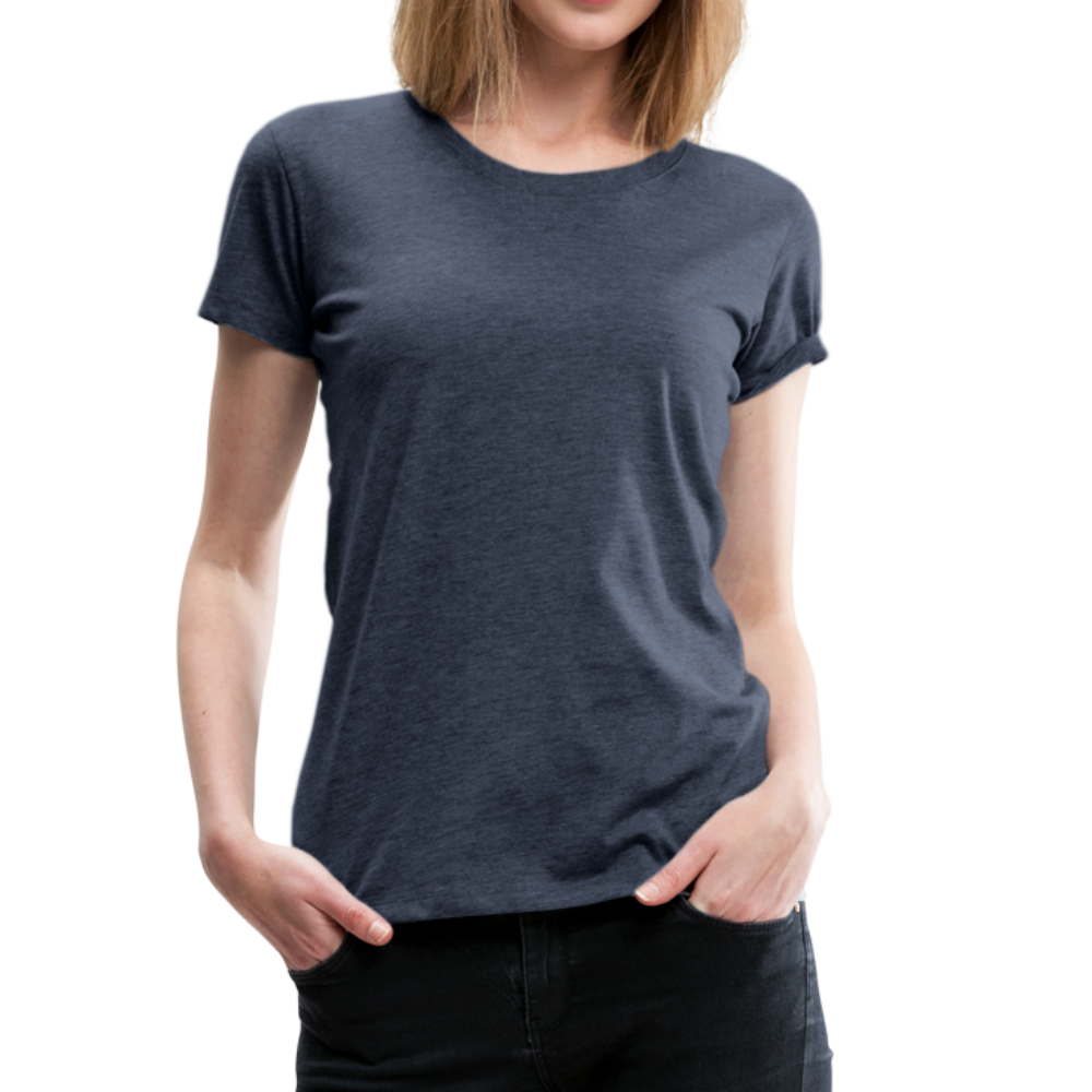 Customize Women’s Premium T-Shirt | Spreadshirt 813 - heather blue