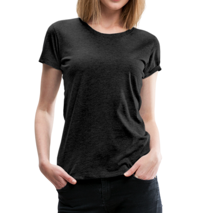 Customize Women’s Premium T-Shirt | Spreadshirt 813 - charcoal grey