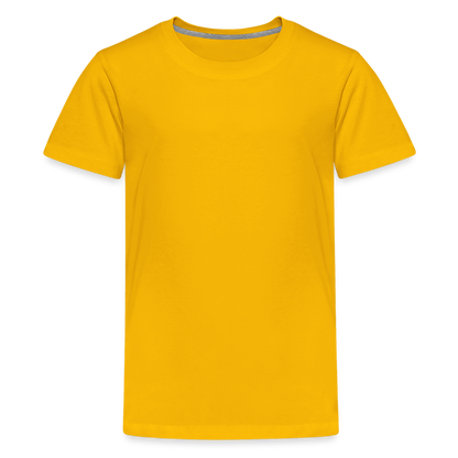 Customize Kids' Premium T-Shirt - sun yellow