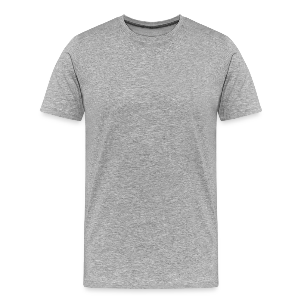 Customize Men’s Premium Organic T-Shirt | Spreadshirt 1352 - heather gray