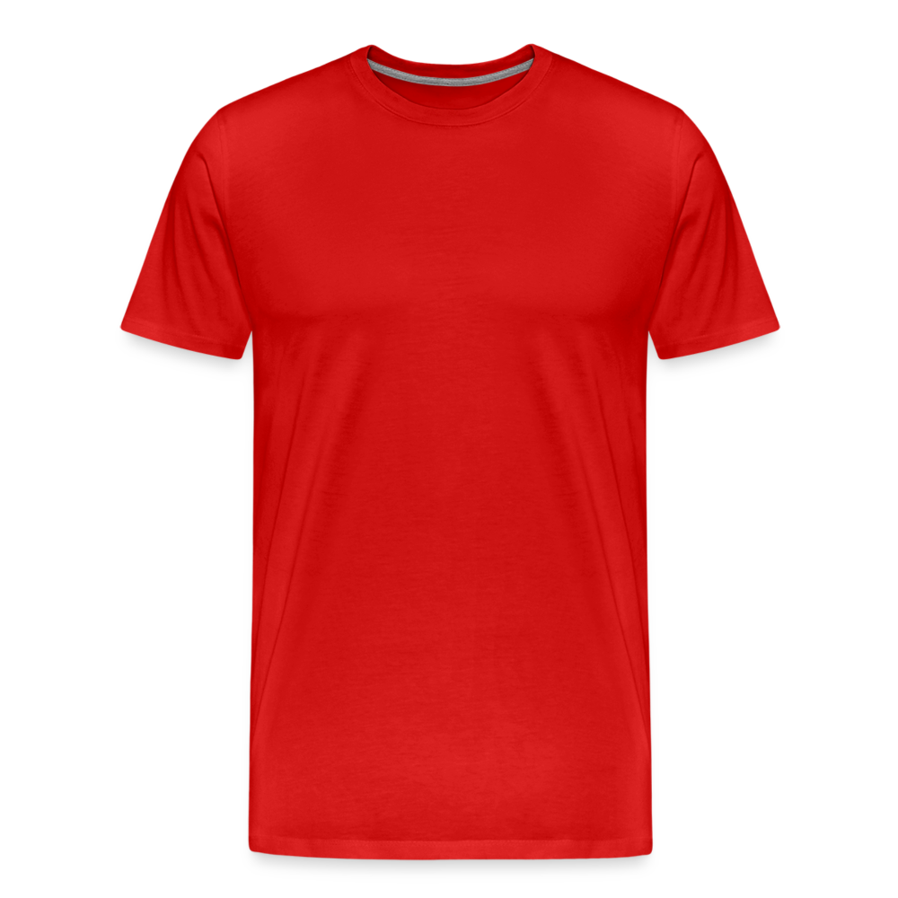 Customize Men’s Premium Organic T-Shirt | Spreadshirt 1352 - red
