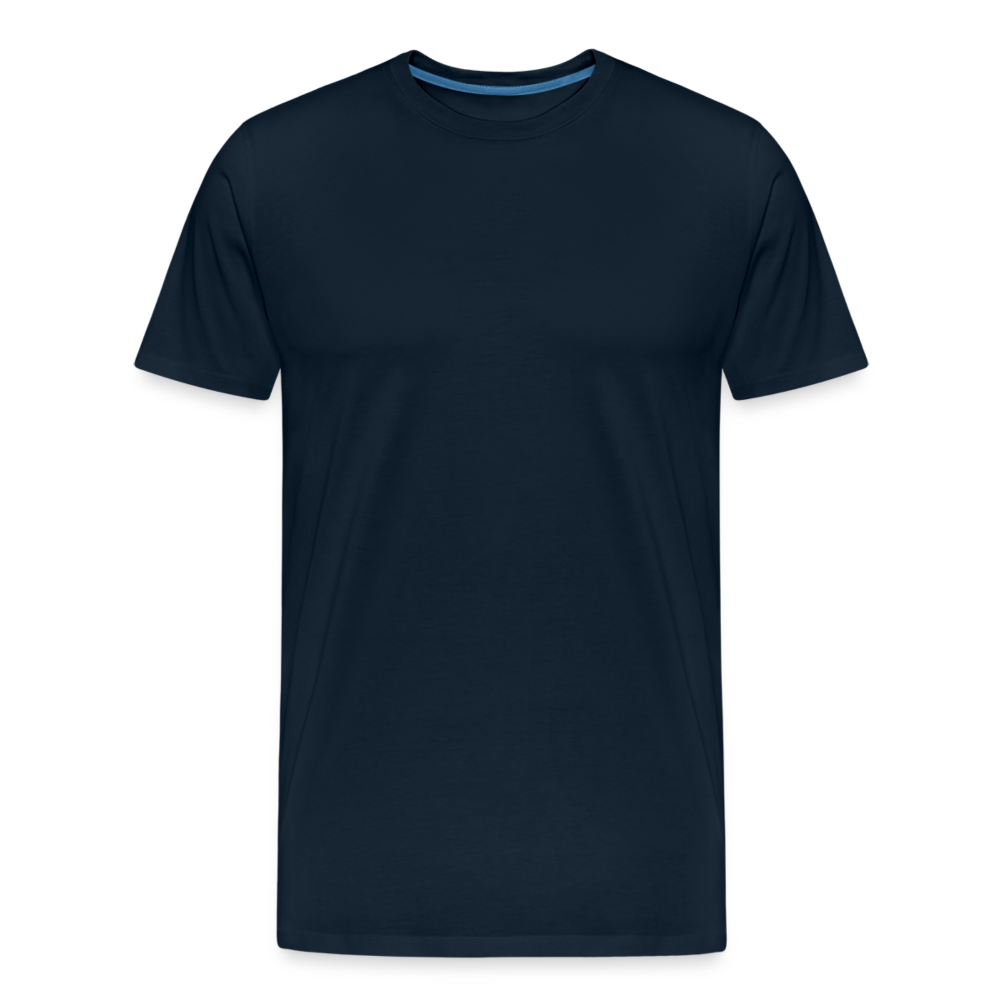 Customize Men’s Premium Organic T-Shirt | Spreadshirt 1352 - deep navy