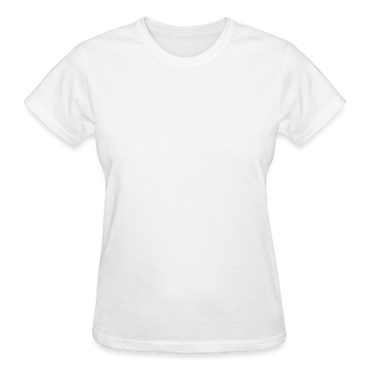 Customize Ultra Cotton Ladies T-Shirt | Gildan G200L - white