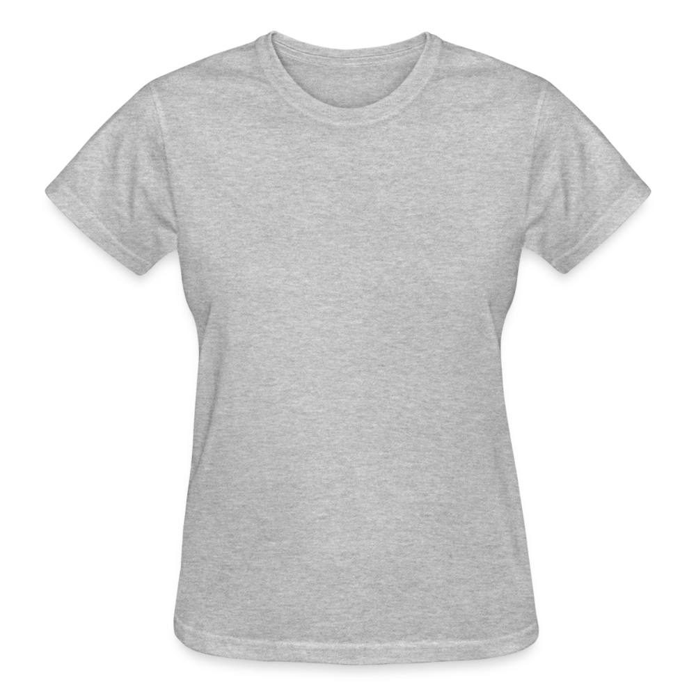 Customize Ultra Cotton Ladies T-Shirt | Gildan G200L - heather gray