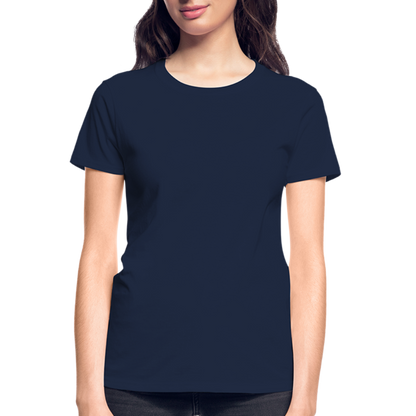 Customize Ultra Cotton Ladies T-Shirt | Gildan G200L - navy