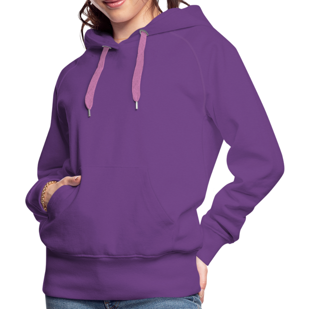 Customize Women’s Premium Hoodie | Spreadshirt 444 - purple 