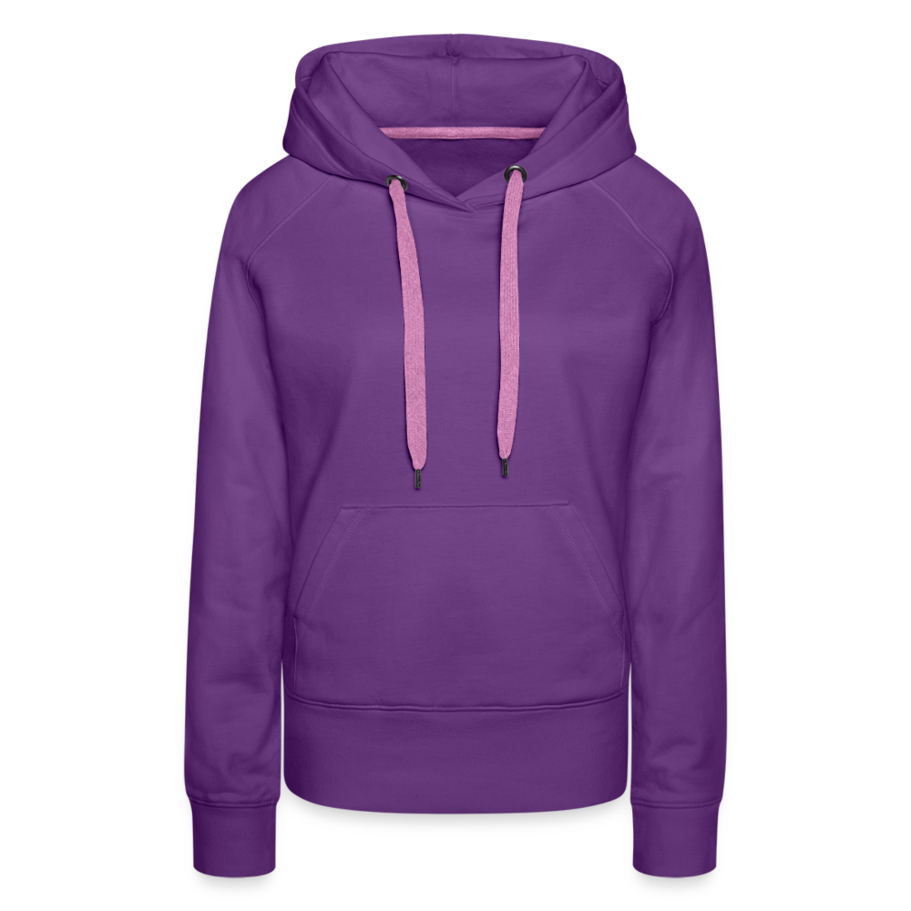 Customize Women’s Premium Hoodie | Spreadshirt 444 - purple 