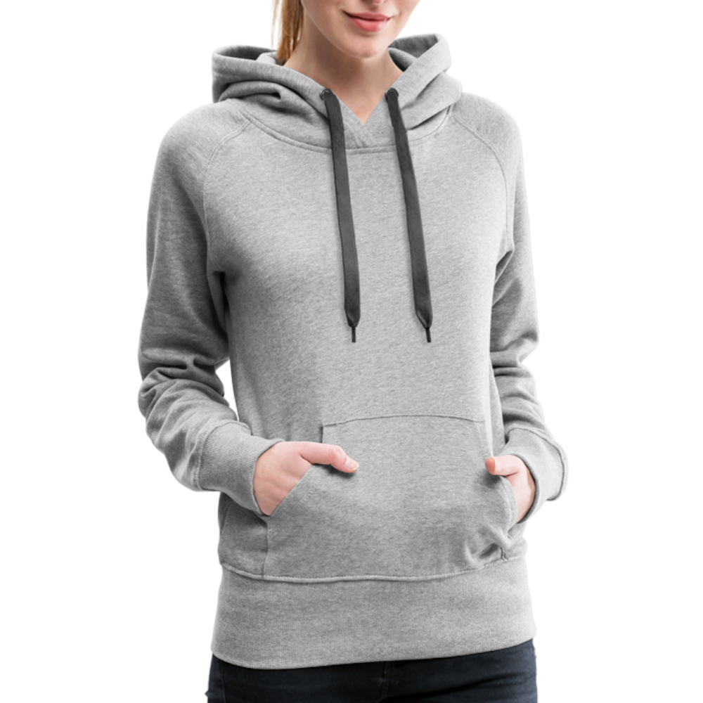 Customize Women’s Premium Hoodie | Spreadshirt 444 - heather grey