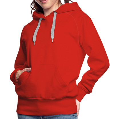 Customize Women’s Premium Hoodie | Spreadshirt 444 - red