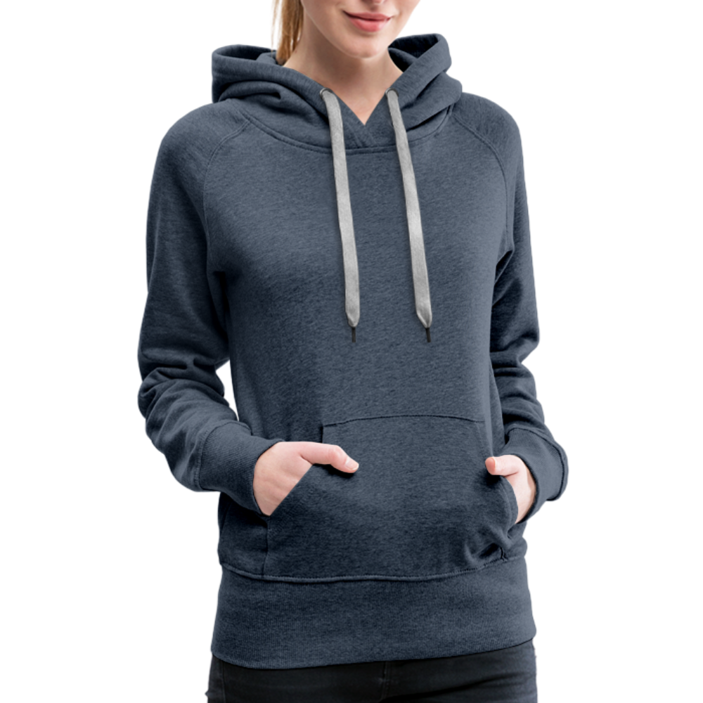 Customize Women’s Premium Hoodie | Spreadshirt 444 - heather denim