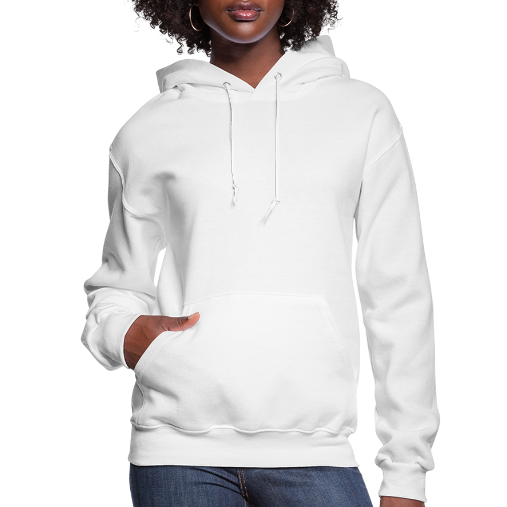 Customize Women's Hoodie | Jerzees 996 - white