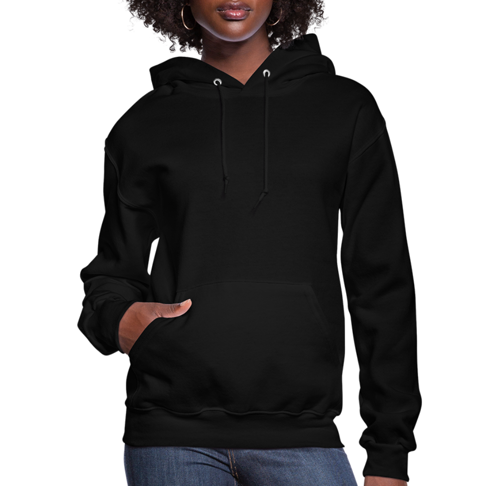 Customize Women's Hoodie | Jerzees 996 - black