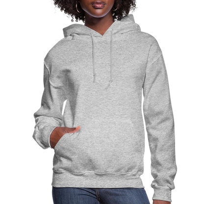 Customize Women's Hoodie | Jerzees 996 - heather gray