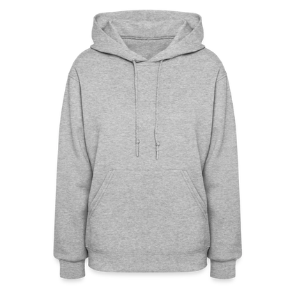 Customize Women's Hoodie | Jerzees 996 - heather gray