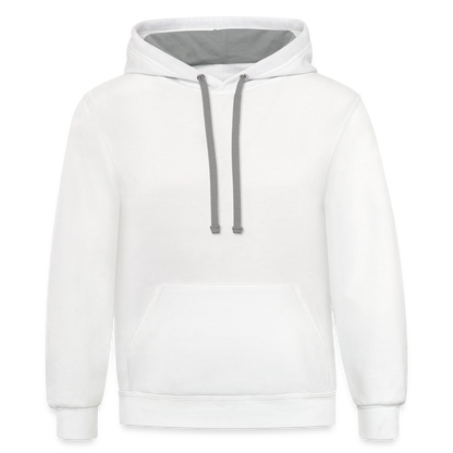 Customize Unisex SofSpun® Hooded Sweatshirt | Fruit of the Loom SF76R - white/gray