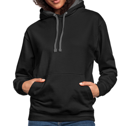 Customize Unisex SofSpun® Hooded Sweatshirt | Fruit of the Loom SF76R - black/asphalt