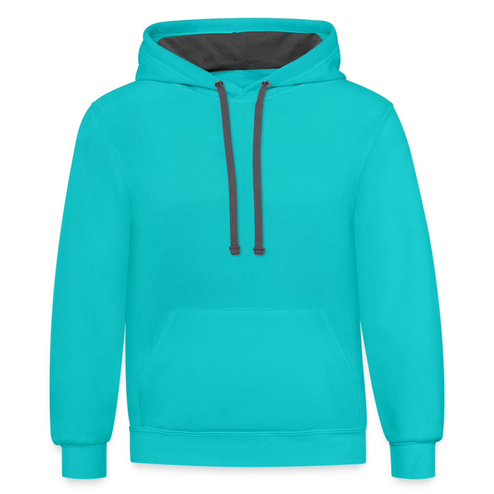 Customize Unisex SofSpun® Hooded Sweatshirt | Fruit of the Loom SF76R - scuba blue/asphalt