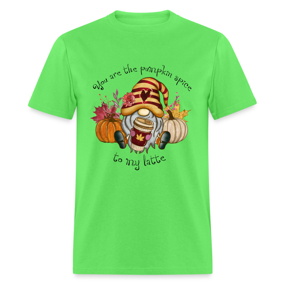 You Are The Pumpkin Spice To My Latte T-Shirt - kiwi