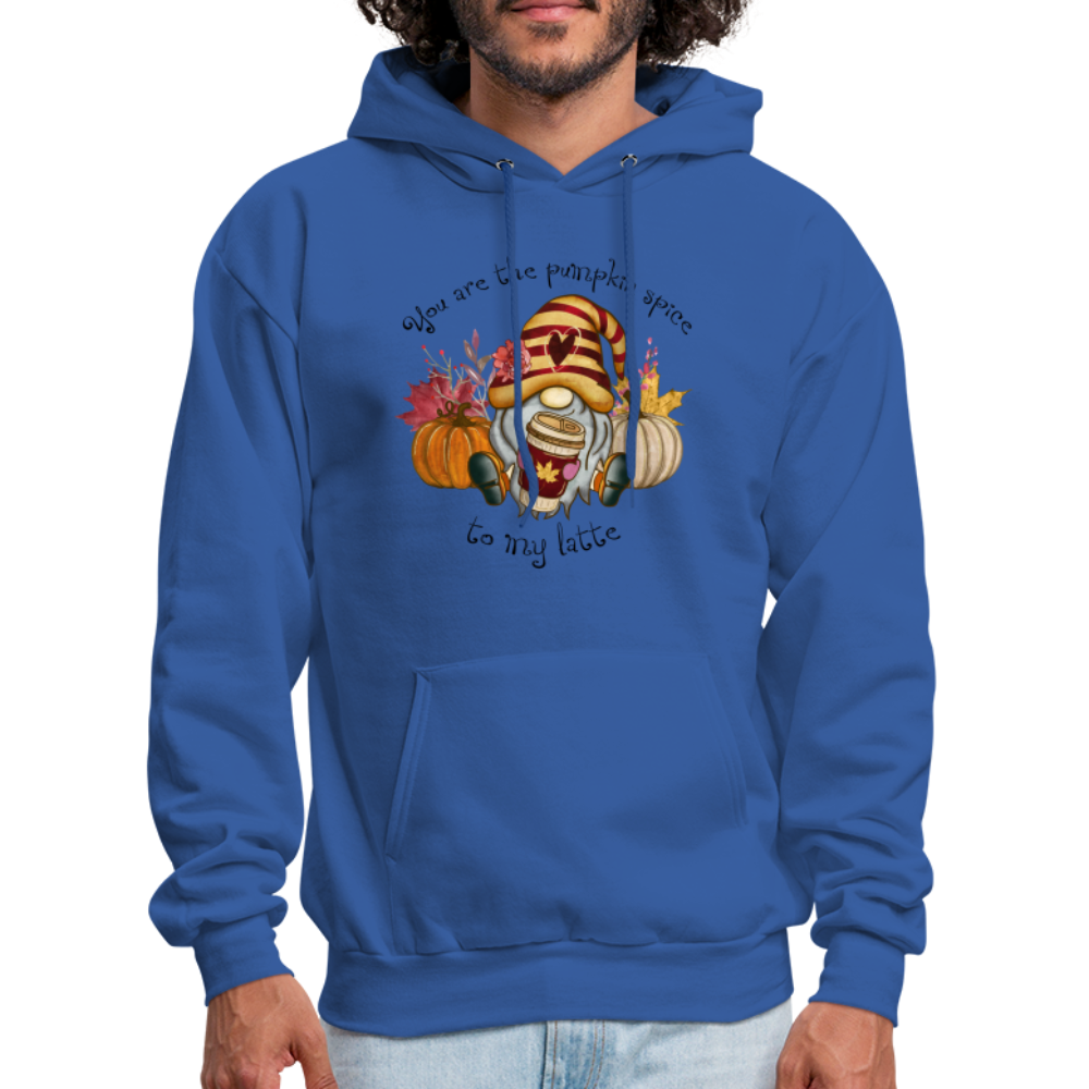 You Are The Pumpkin Spice To My Latte - Men's Hoodie - royal blue