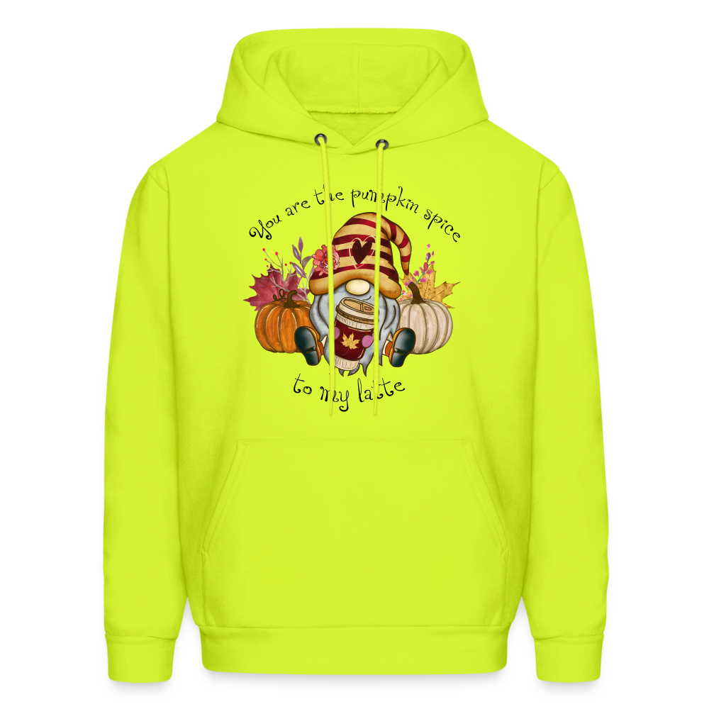 You Are The Pumpkin Spice To My Latte - Men's Hoodie - safety green