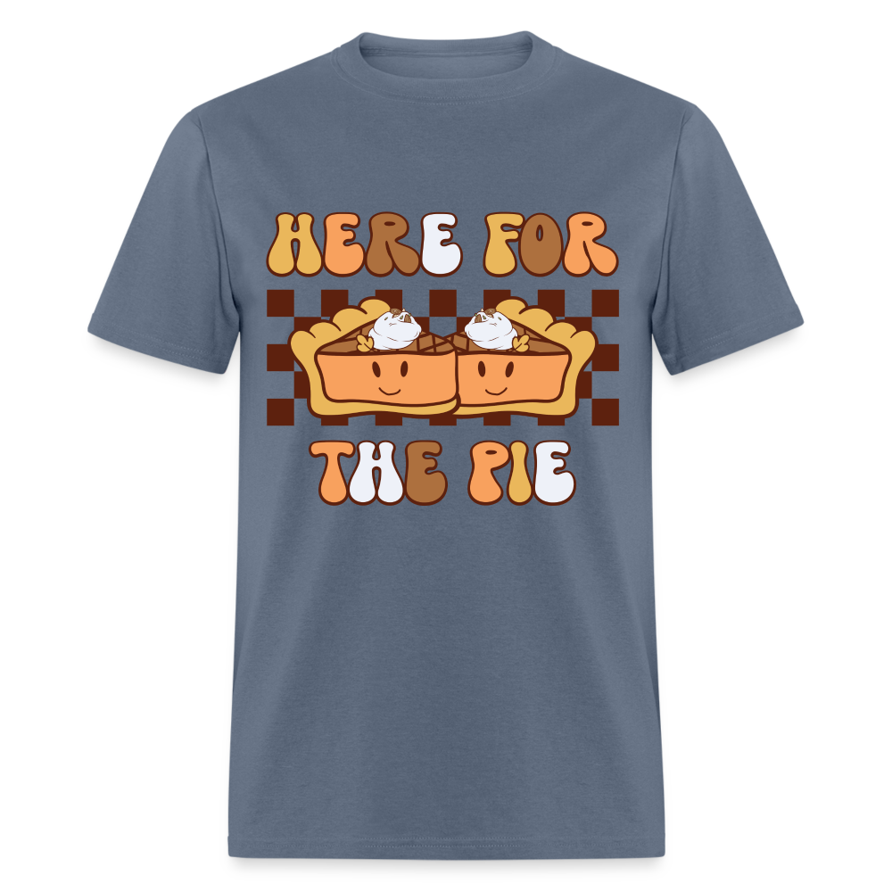 Here For The Pie - Holiday T-Shirt - denim