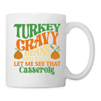 Turkey Gravy Beans and Rolls Let Me See That Casserole Mug