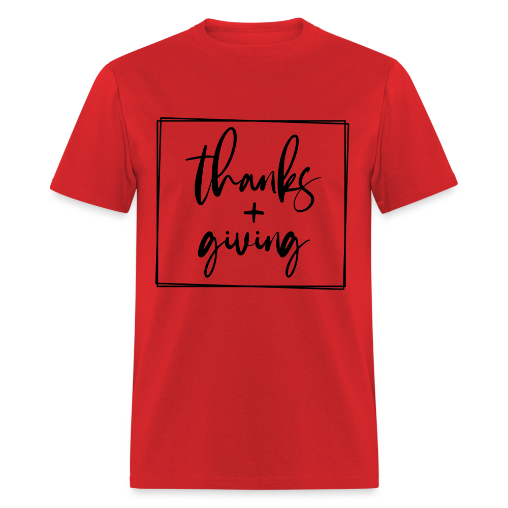 Thanks Giving T-Shirt - red