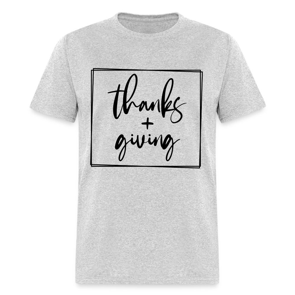 Thanks Giving T-Shirt - heather gray