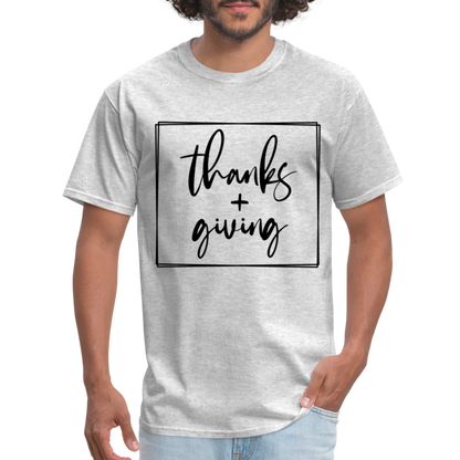 Thanks Giving T-Shirt - heather gray