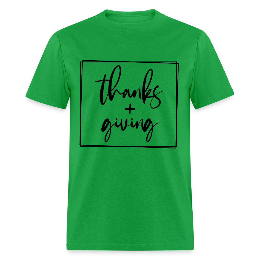 Thanks Giving T-Shirt - bright green