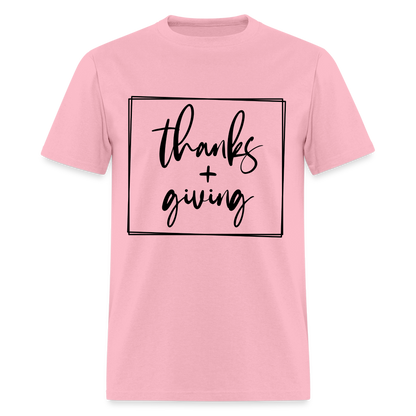 Thanks Giving T-Shirt - pink