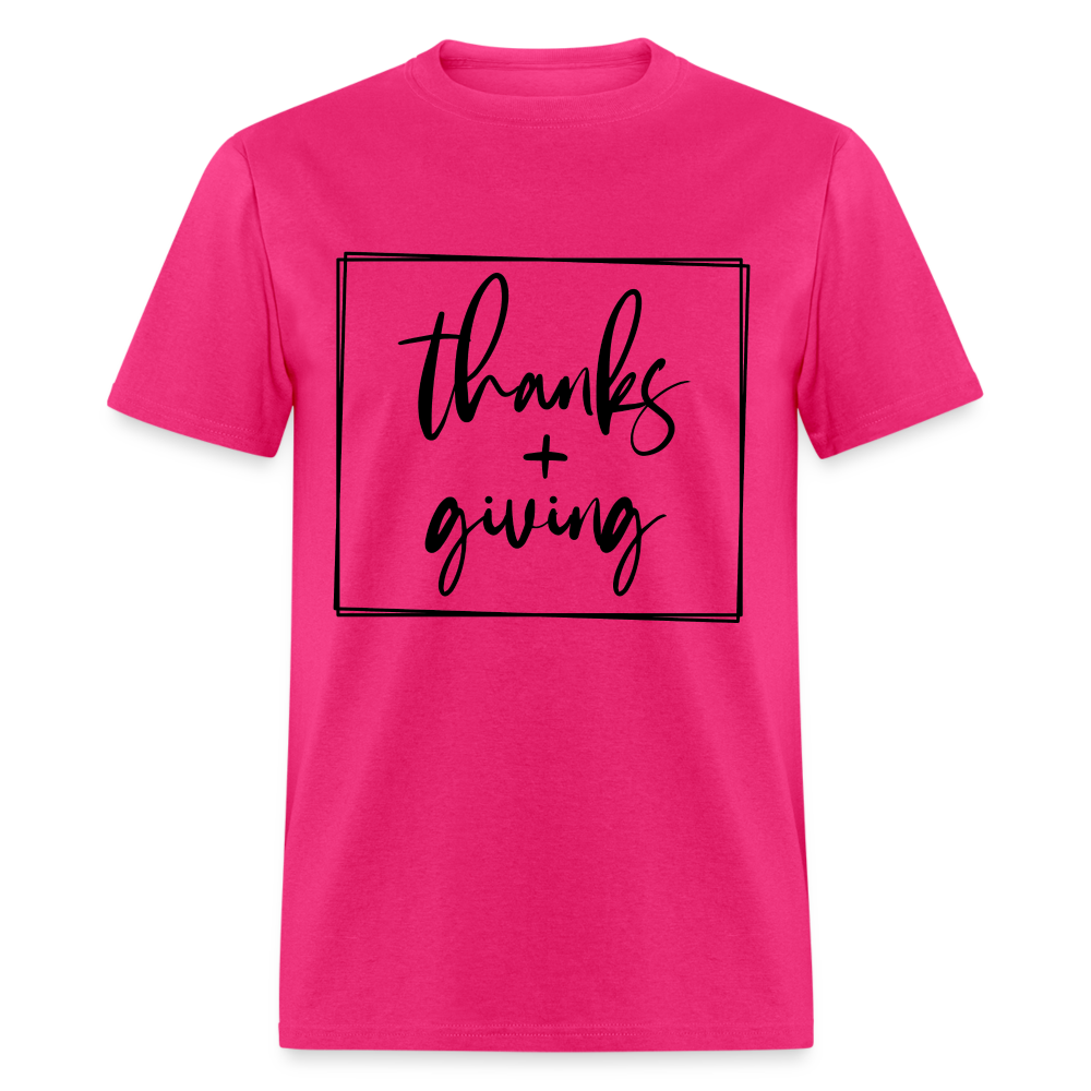 Thanks Giving T-Shirt - fuchsia