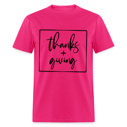 Thanks Giving T-Shirt - fuchsia