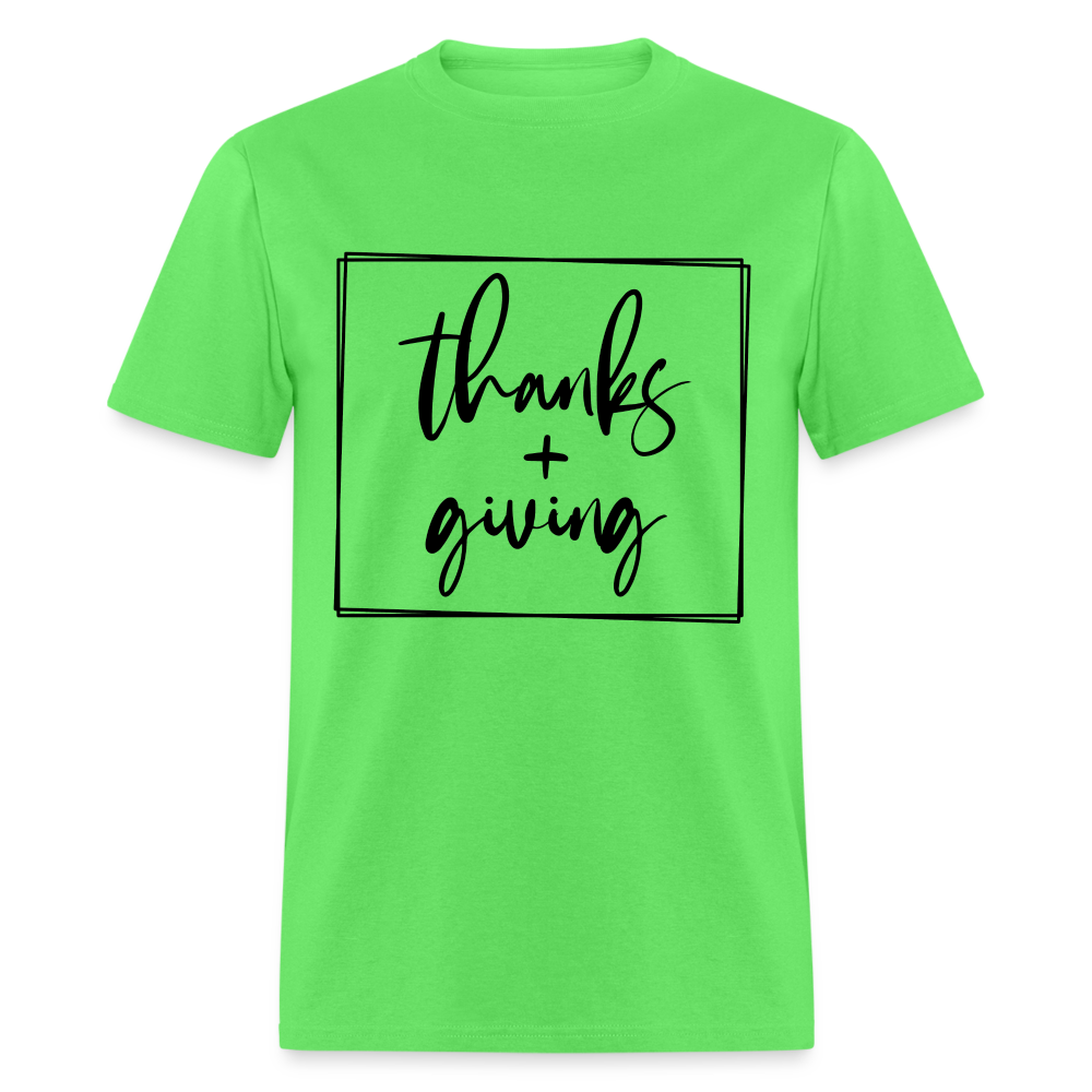 Thanks Giving T-Shirt - kiwi