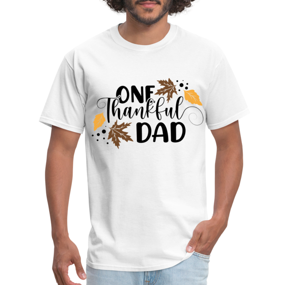 One Thankful Dad T-Shirt - white