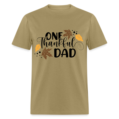 One Thankful Dad T-Shirt - khaki