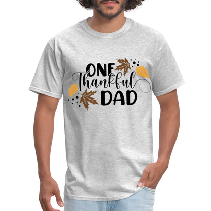 One Thankful Dad T-Shirt - heather gray