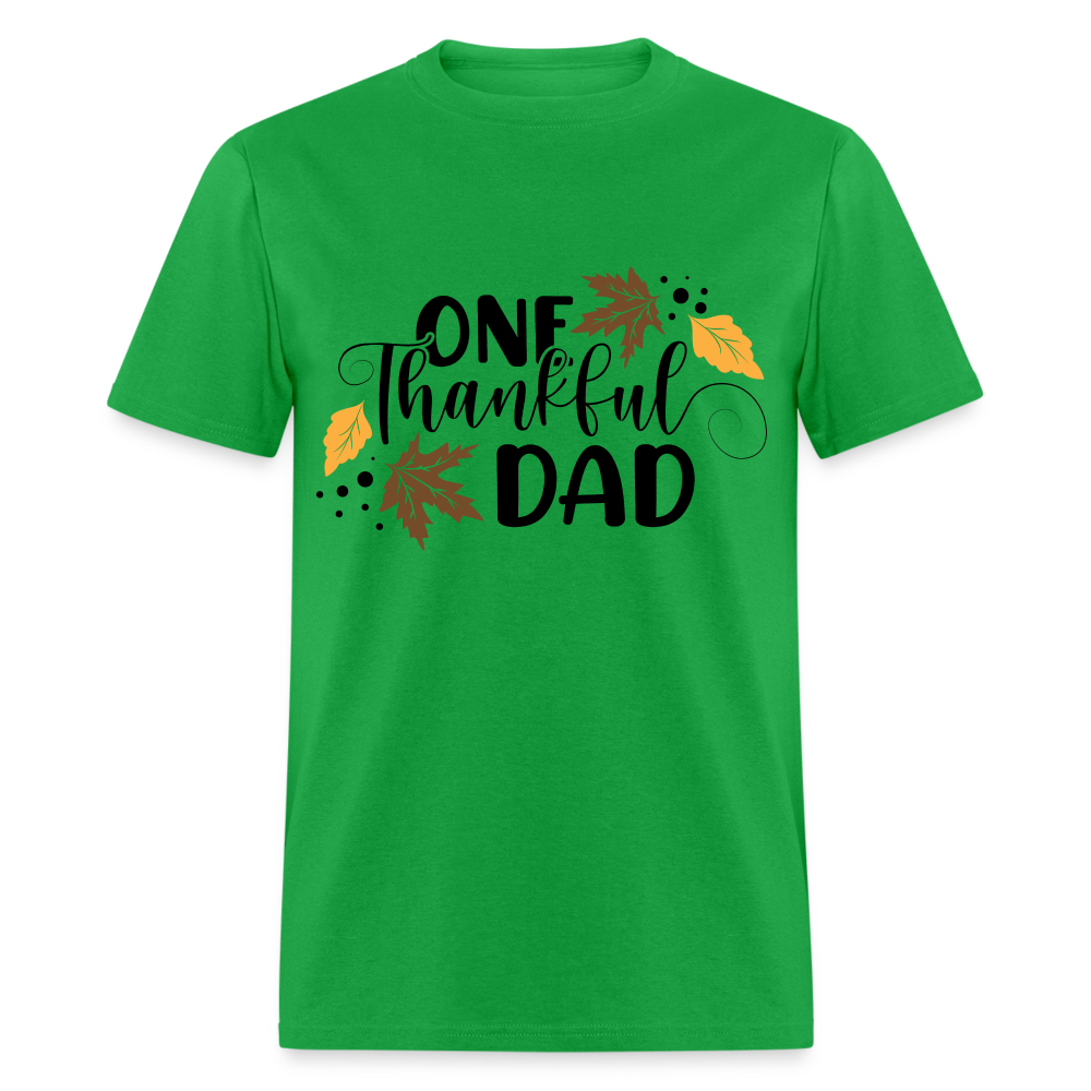 One Thankful Dad T-Shirt - bright green