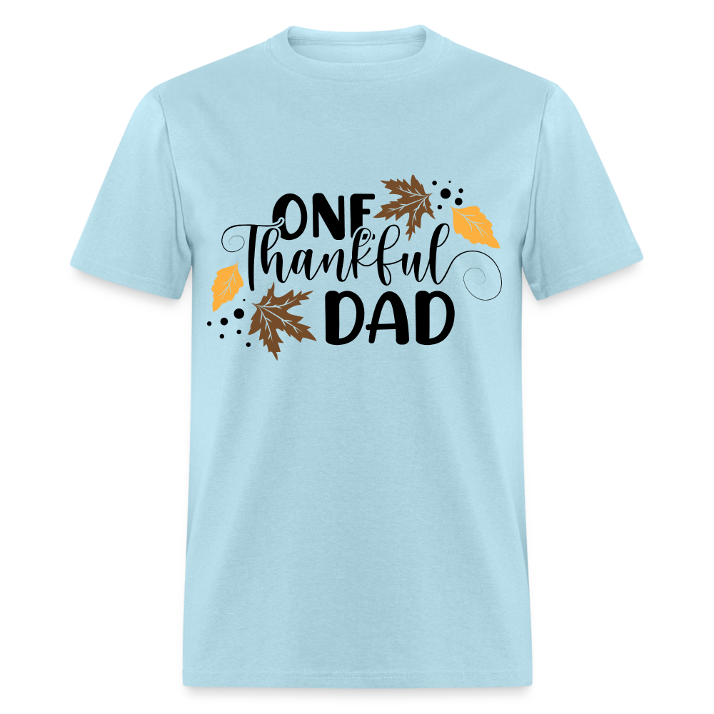 One Thankful Dad T-Shirt - powder blue